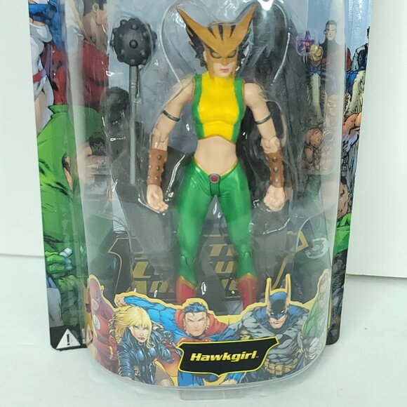 DC Direct Toys Collectibles Justice League of America Hawkgirl 7” Figure NEW - Picture 2 of 4